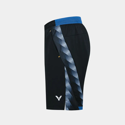 VICTOR LEE ZII JIA'S EXCLUSIVE TOURNAMENT KNITTED SHORTS (R-60201 C ) (BLACK)