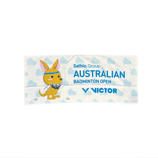 VICTOR 2025 AUSTRALIAN OPEN SPORTS TOWEL TWABO2025 A WHITE