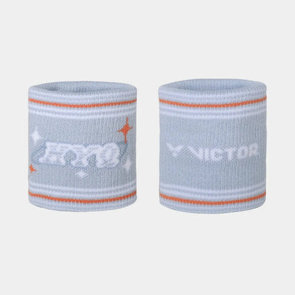 Victor X Huang Ya Qiong Collection 2.0 Wristband (SP609HYQ) (Bright White/Spiral Strike Blue/Dawn Blue)