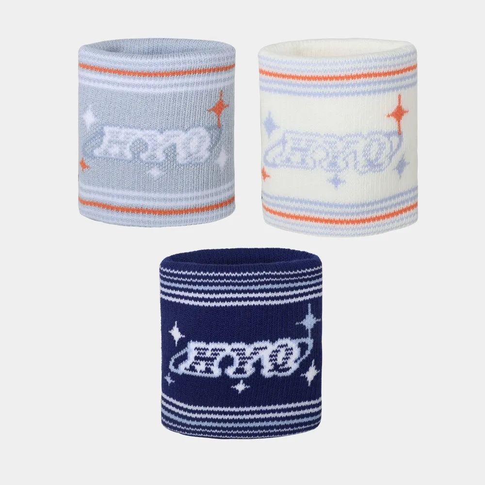 Victor X Huang Ya Qiong Collection 2.0 Wristband (SP609HYQ) (Bright White/Spiral Strike Blue/Dawn Blue)