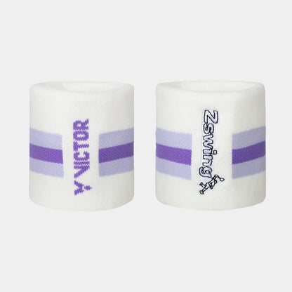 Victor X Zswing Collection 2.0 Wristband (SP606ZSW) (White/Lilac)