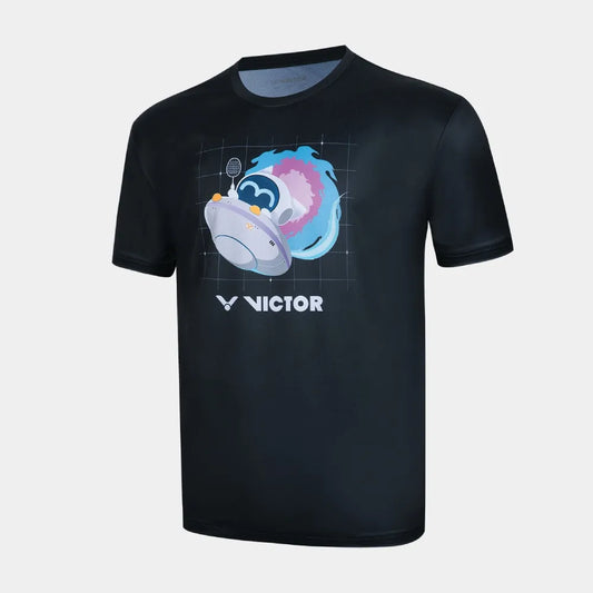 VICTOR KNITTED T-SHIRT UNISEX (T-60025 B) (NAVY)