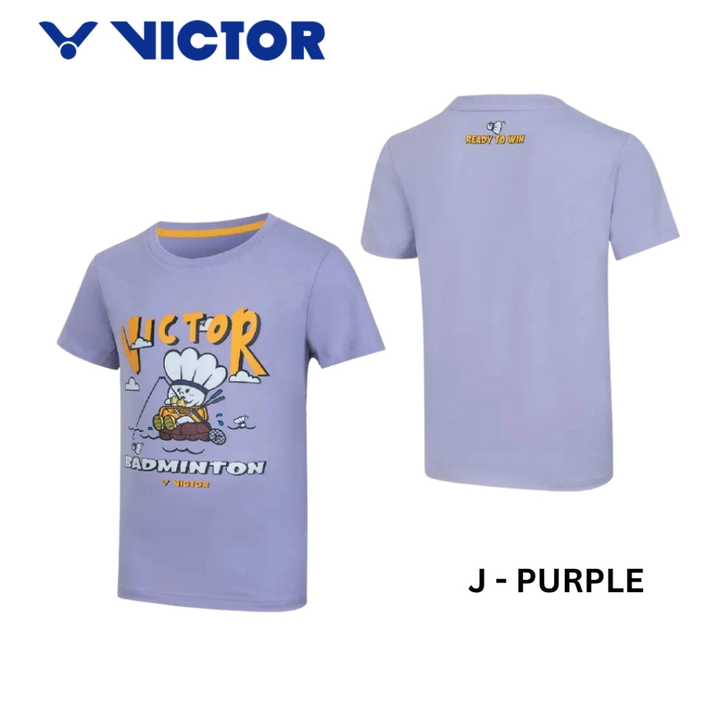 VICTOR JUNIOR T-SHIRT T-57026 (J PURPLE/ A WHITE)