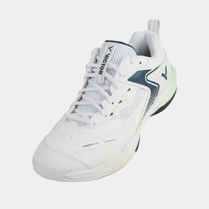 VICTOR P9200NTD (AB) BADMINTON SHOES (WHITE/BLUE WING TEAL)