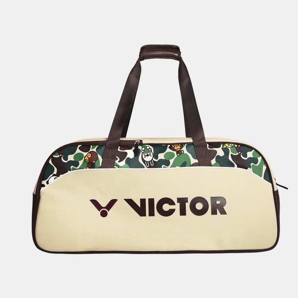 VICTOR X BABY MILO RECTANGULAR RACQUET BAG (6 PCS) BR5649BM V MILO KHAKI