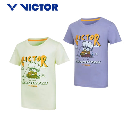 VICTOR JUNIOR T-SHIRT T-57026 (J PURPLE/ A WHITE)