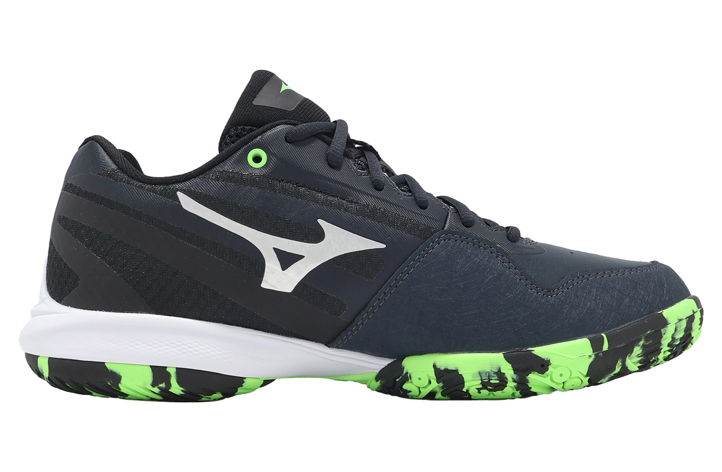 Mizuno Wave Claw 4 Wide badminton shoes 71GA264403 (black/green)