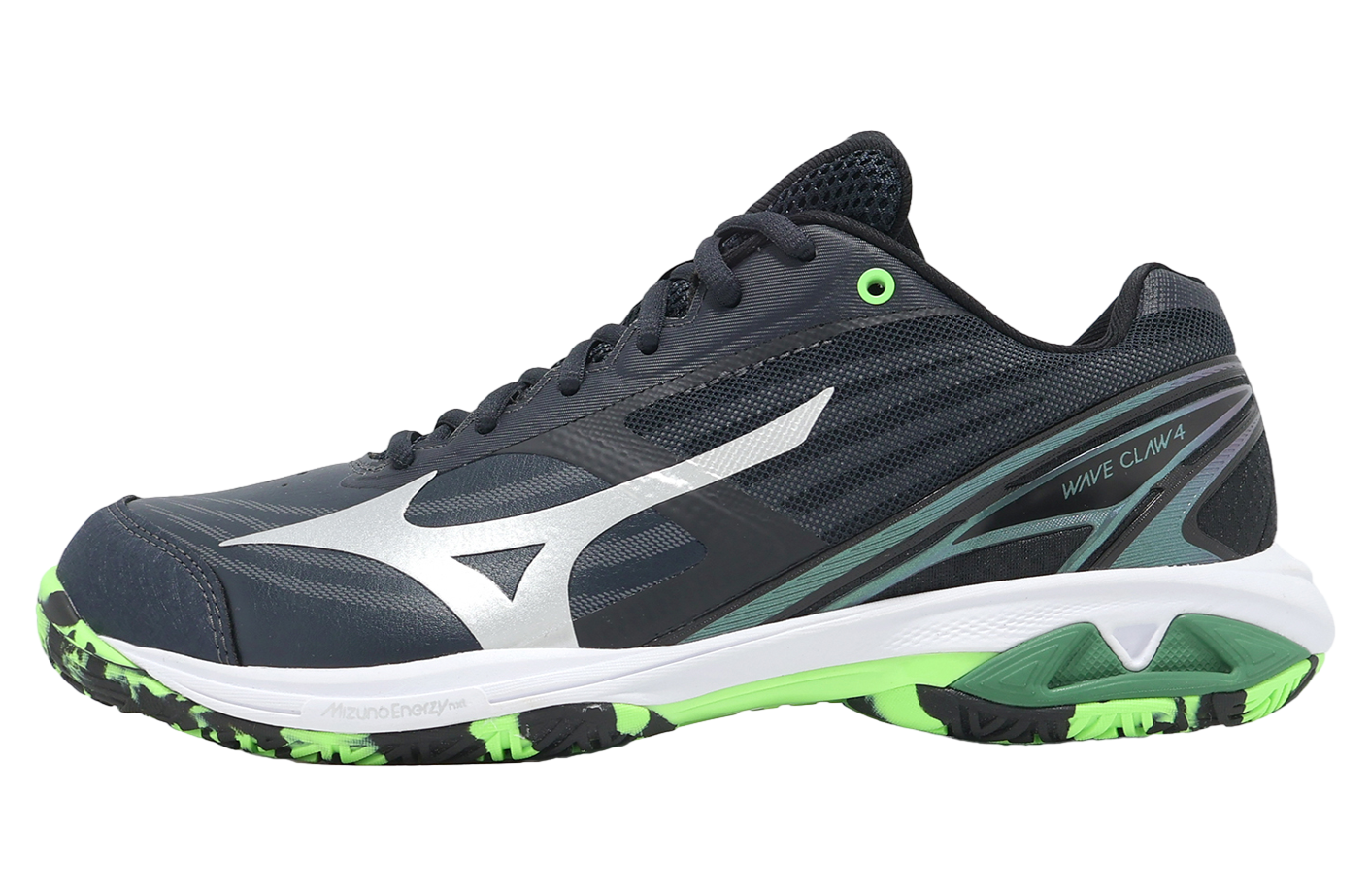 Mizuno Wave Claw 4 Wide badminton shoes 71GA264403 (black/green)