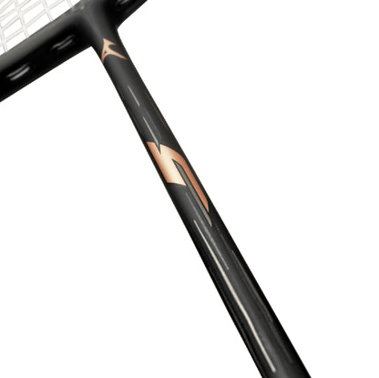 MIZUNO ACROSPEED 0 4U/G6 (BLACK/ROSE GOLD) BADMINTON RACQUET [UNSTRUNG]