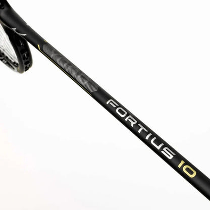 MIZUNO FORTIUS 10 4U/G6 (BLACK/GOLD) BADMINTON RACQUET [UNSTRUNG]