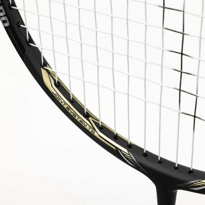 MIZUNO FORTIUS 10 4U/G6 (BLACK/GOLD) BADMINTON RACQUET [UNSTRUNG]