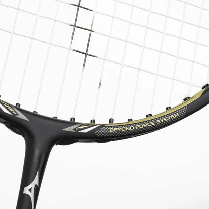 MIZUNO FORTIUS 10 4U/G6 (BLACK/GOLD) BADMINTON RACQUET [UNSTRUNG]