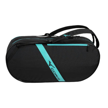 MIZUNO PRO SERIES RACQUET BAG (6 PCS) - BLACK/BLUE