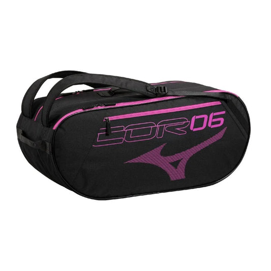 MIZUNO PRO SERIES RACQUET BAG (6 PCS) - BLACK/PINK