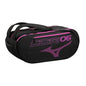 Mizuno pro series racquet bag (6 PCS) - black/pink