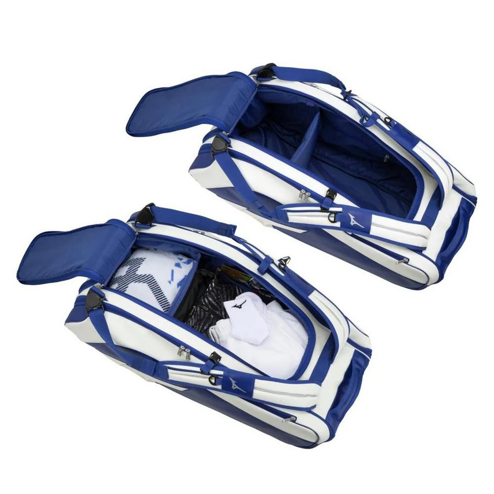Mizuno tour racquet bag (9 PCS) blue/white