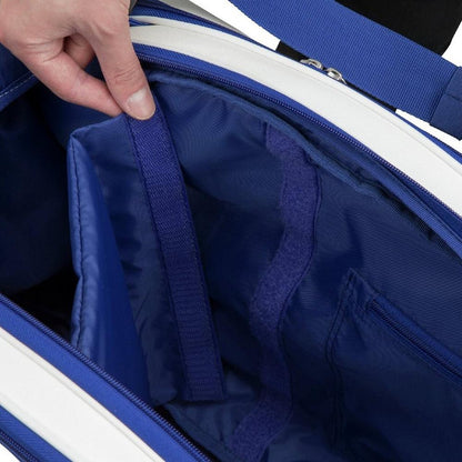 Mizuno tour racquet bag (9 PCS) blue/white