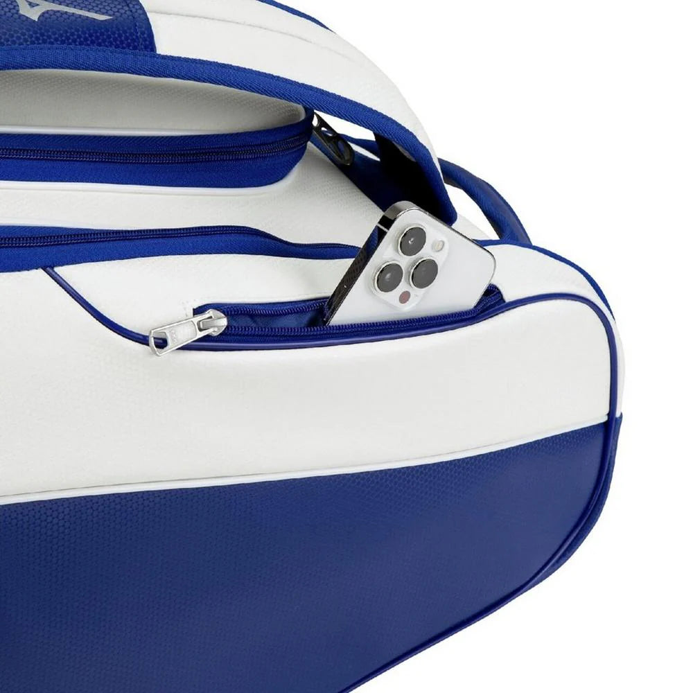 Mizuno tour racquet bag (9 PCS) blue/white