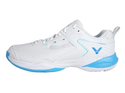 Victor P9200NTD (AF) badminton shoes (pearly white/hawaiian blue)