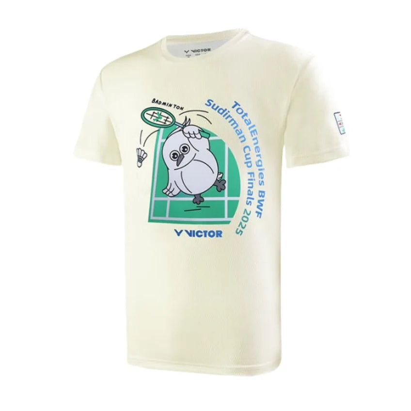 Victor 2025 Sudirman Cup Finals T-Shirt Unisex (T-SC2503 L) (White)