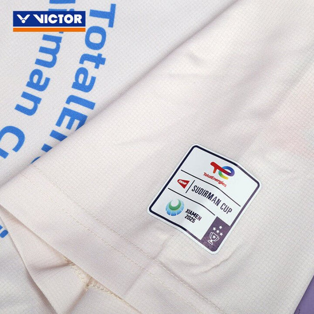 Victor 2025 Sudirman Cup Finals T-Shirt Unisex (T-SC2503 L) (White)