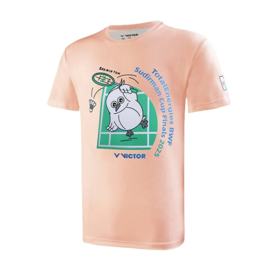 Victor 2025 Sudirman Cup Finals T-Shirt Unisex (T-SC2503 O) (Orange)