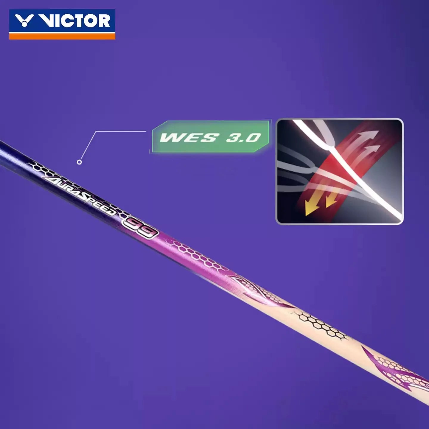 Victor Auraspeed 99 2026 Badminton Asia Championship edition(ARS-99BAC26/J) 4U/G5 badminton racquet [unstrung]