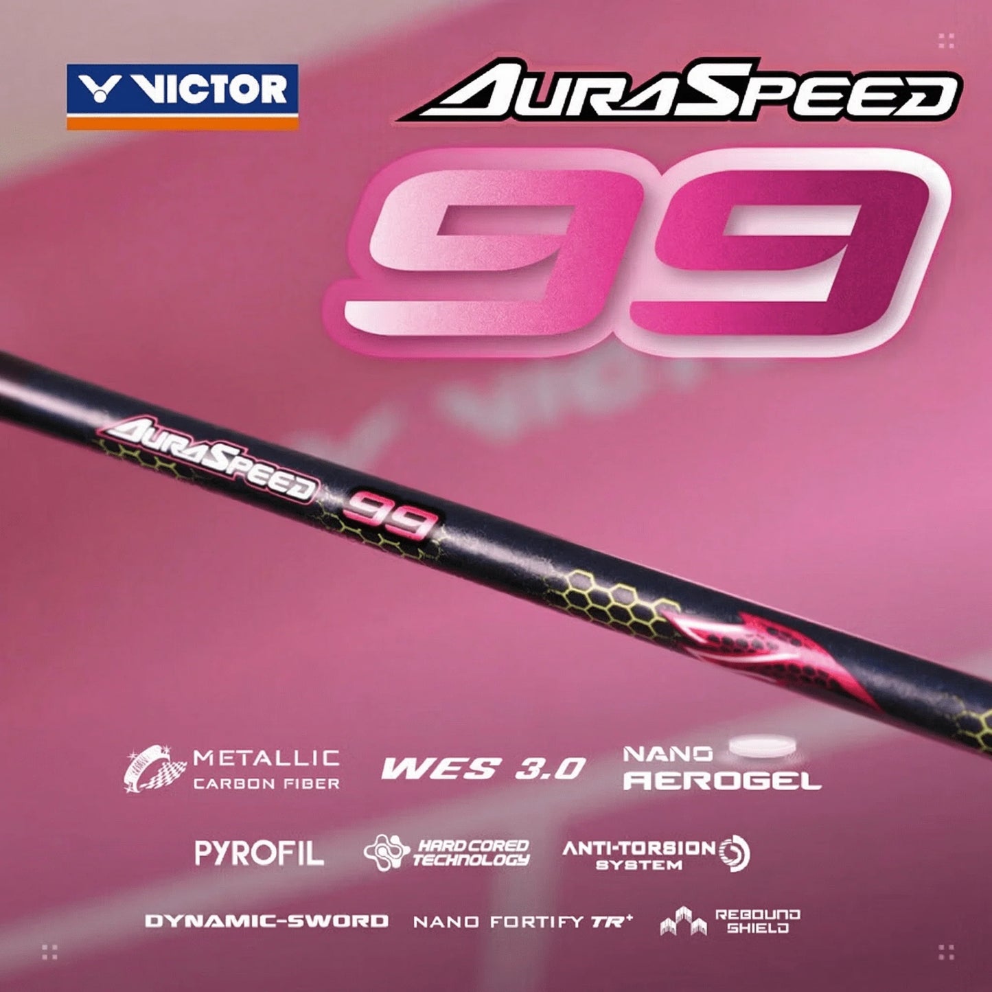 VICTOR AURASPEED 99 (ARS-99/J) 4U/G5 BADMINTON RACQUET [UNSTRUNG]