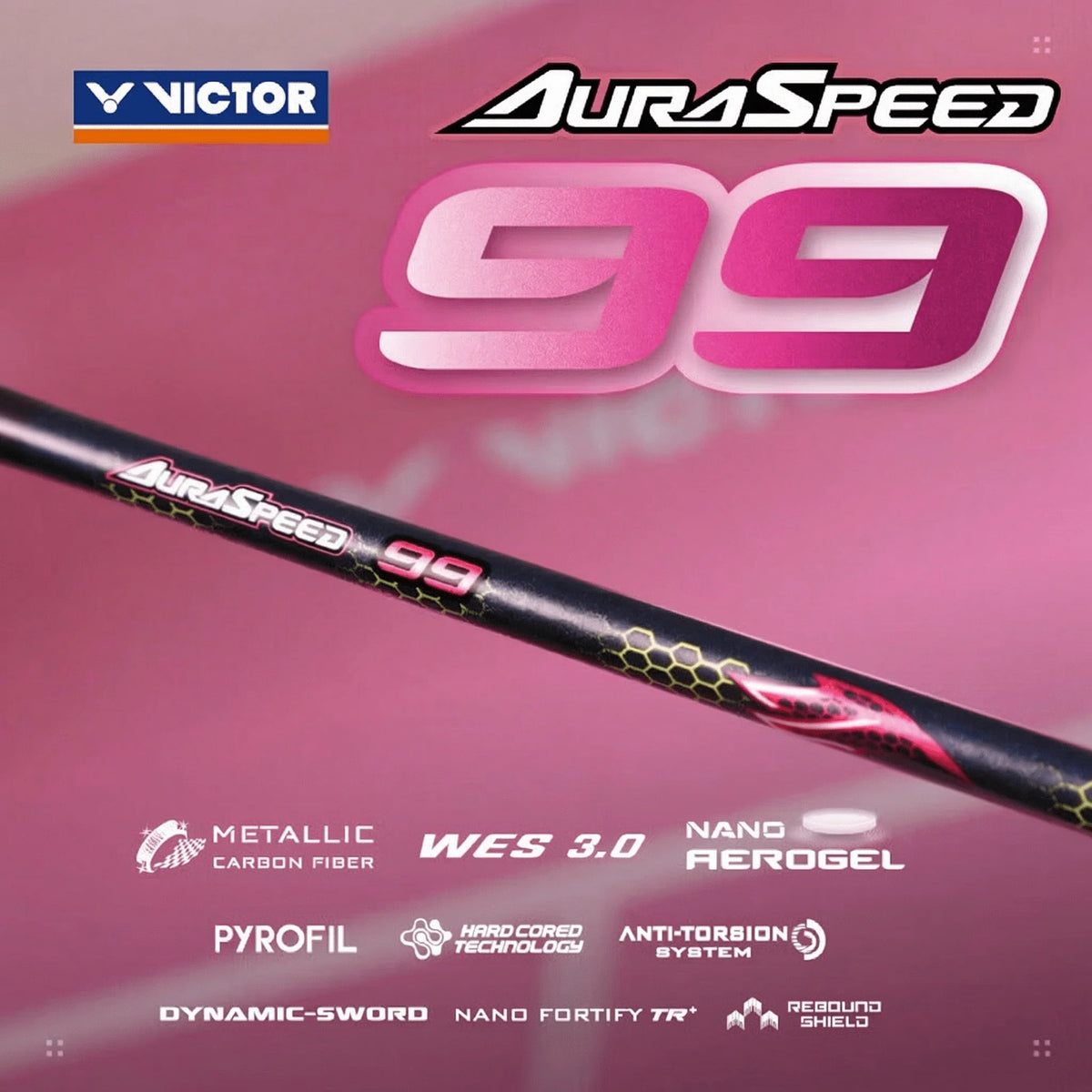 Victor Auraspeed 99 (ARS-99/J) 4U/G5 badminton racquet [unstrung