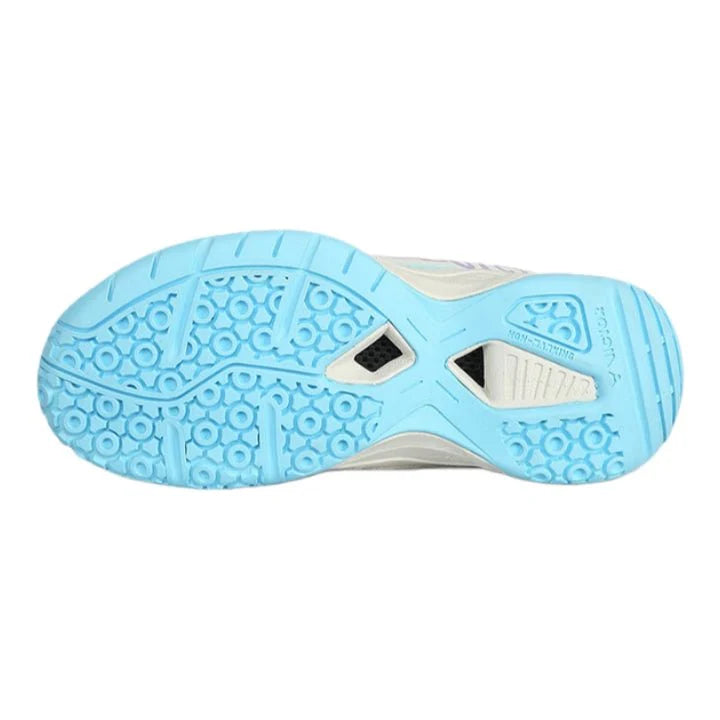 VICTOR A170IIJR (LM) JUNIOR BADMINTON SHOES SOOTHING IVORY WHITE/BONNIE BLUE