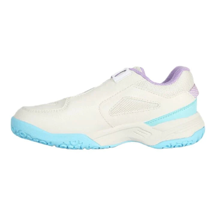 VICTOR A170IIJR (LM) JUNIOR BADMINTON SHOES SOOTHING IVORY WHITE/BONNIE BLUE