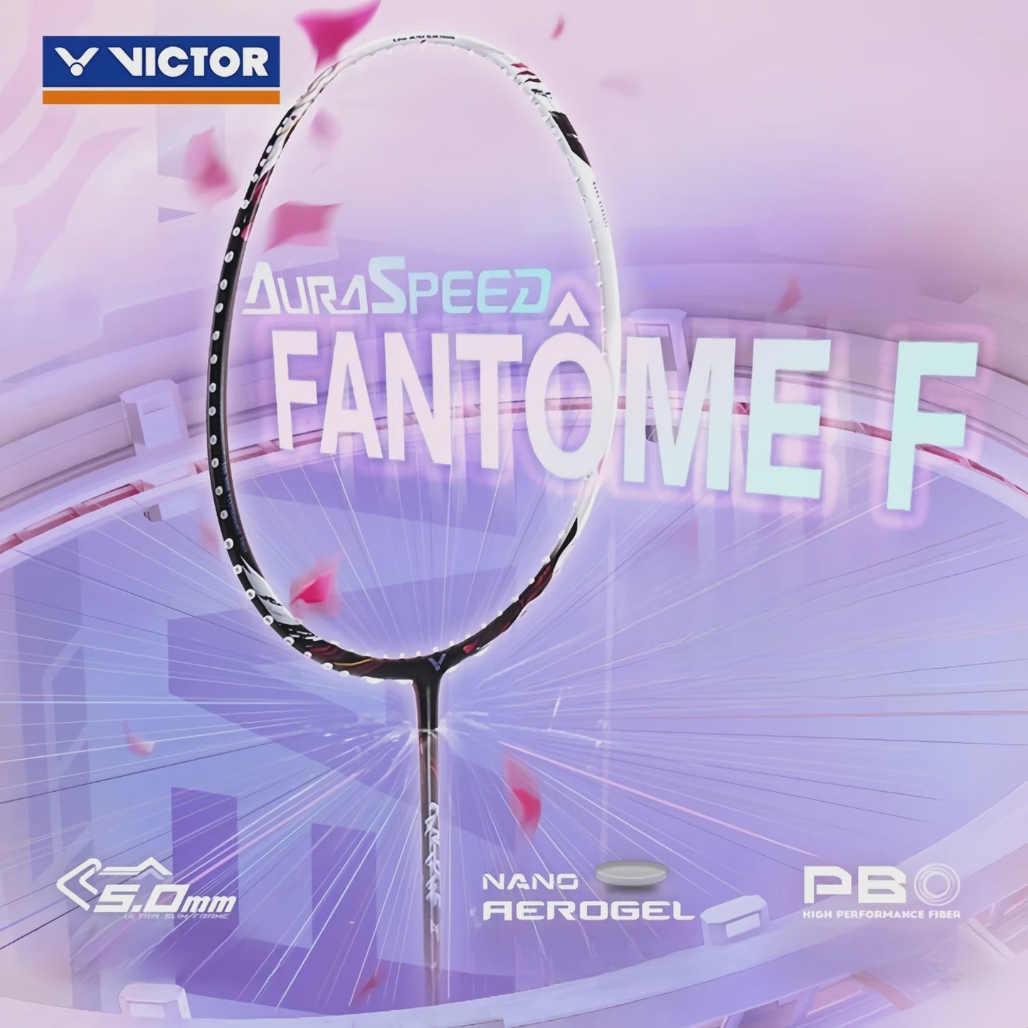VICTOR AURASPEED FANTOME F BADMINTON RACQUET (ARS- FANTOME F/AC) [UNSTRUNG]