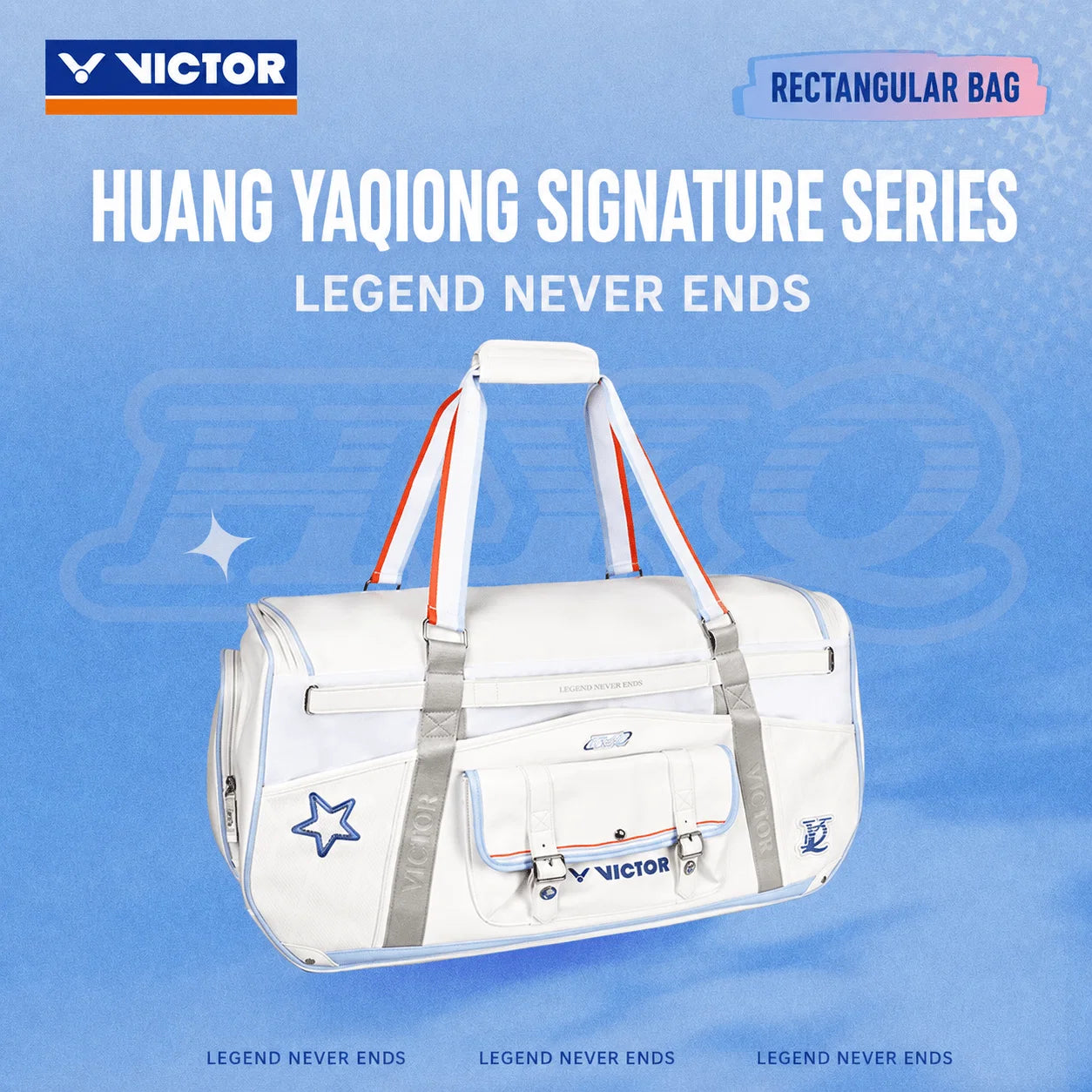 Victor X Huang Ya Qiong Collection 2.0 Rectangular Racket Bag (6 pcs) BR5681HYQ A