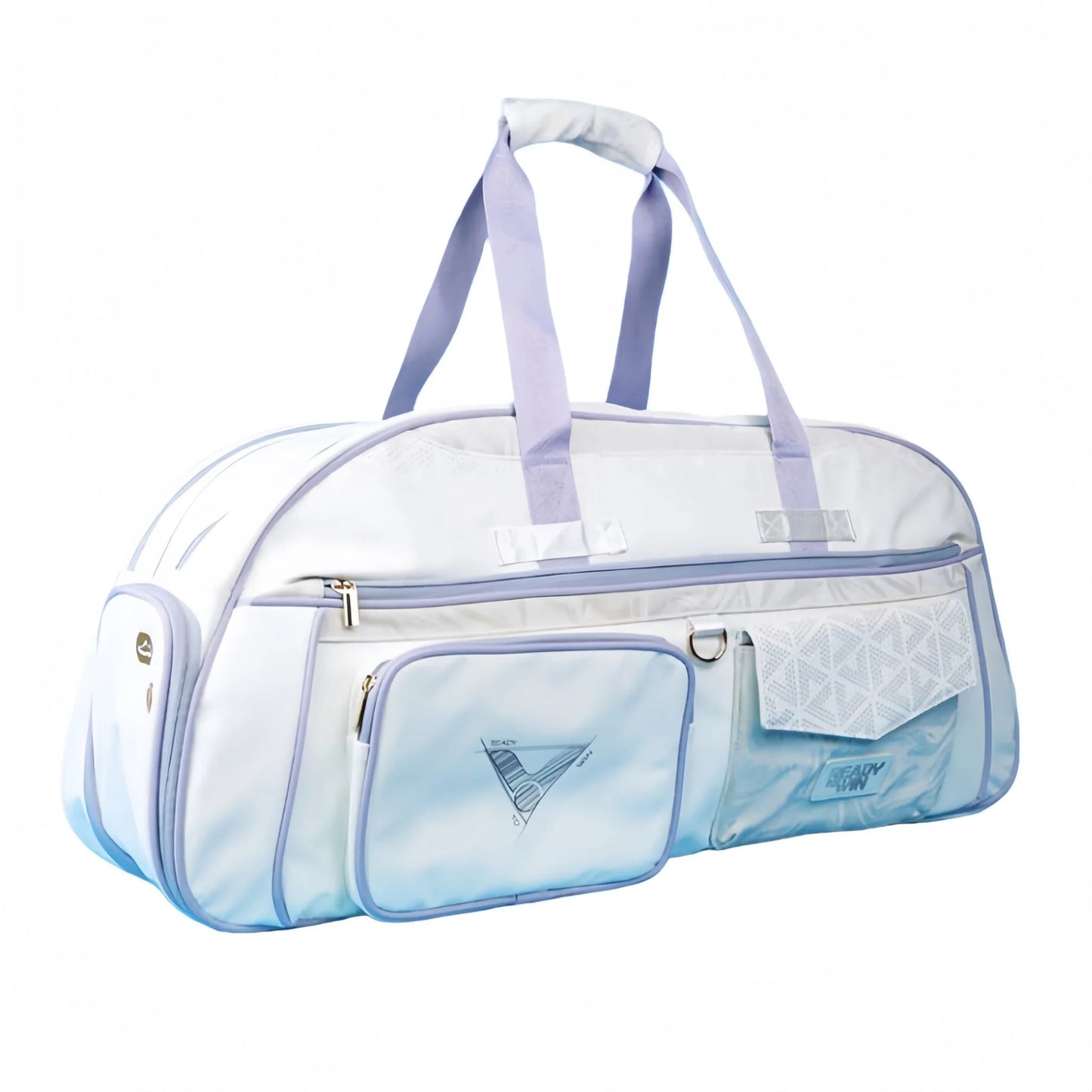 VICTOR RECTANGULAR RACQUET BAG (6PCS) BR5643 AT WHITE/WHITE/LAVENDER FOG