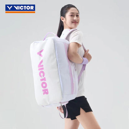 VICTOR SPORTS TRAVEL BAG BR5502 AT WHITE/LAVENDER