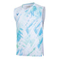 VICTOR TOURNAMENT SERIES UNISEX KNITTED SLEEVELESS TOP T-55001 A BLUE/WHITE