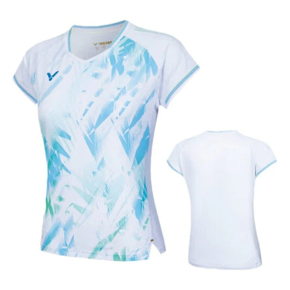 VICTOR TOURNAMENT SERIES WOMEN'S KNITTED T-SHIRT T-56000 A WHITE