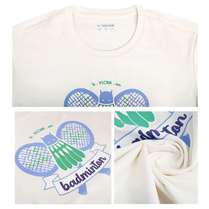 VICTOR TRAINING SERIES UNISEX T-SHIRT T-55008 A WHITE