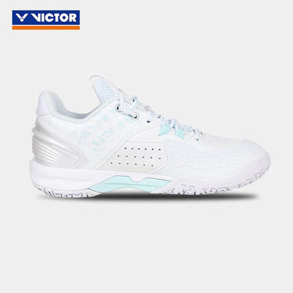 VICTOR P8500NLITE HYQ (AM) BADMINTON SHOES WHITE/QUIET TIDE