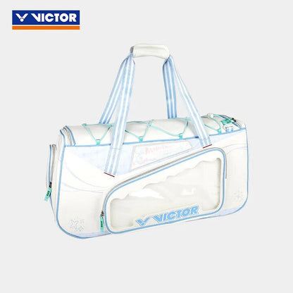 VICTOR X HYQ RECTANGULAR RACQUET BAG (6 PCS) BR5658HYQ - WHITE/BLUE
