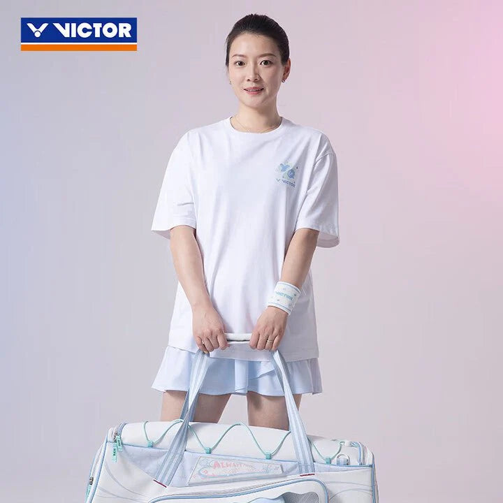 VICTOR X HYQ UNISEX T-SHIRT T-501HYQ A WHITE