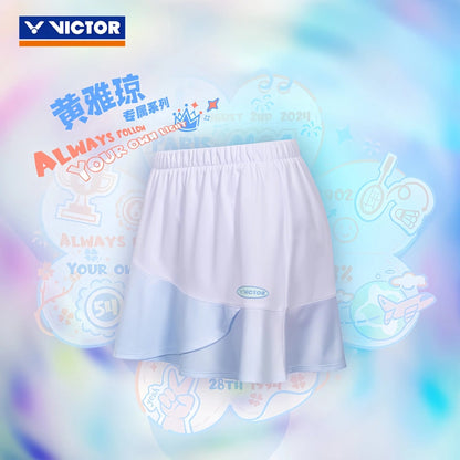 VICTOR X HYQ WOMEN'S SKIRT K-502HYQ AM BRIGHT WHITE