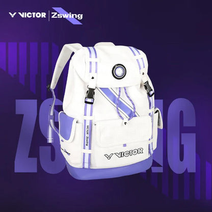 VICTOR X ZSW BACKPACK BR5056ZSW AJ PEARL WHITE/ LILAC PURPLE