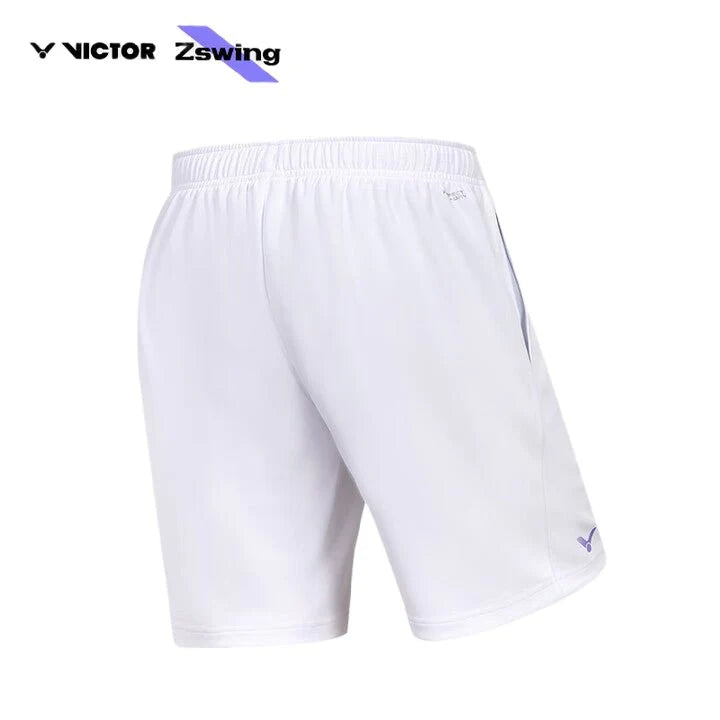 VICTOR X ZSW UNISEX KNITTED SHORTS R-504ZSW A WHITE