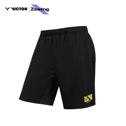 VICTOR X ZSW UNISEX KNITTED SHORTS R-504ZSW C BLACK
