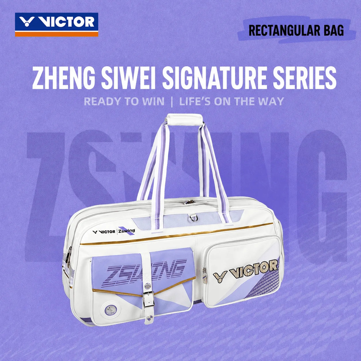 Victor X Zswing Collection 2.0 Rectangular Racket Bag (6 pcs) BR5680ZSW AT